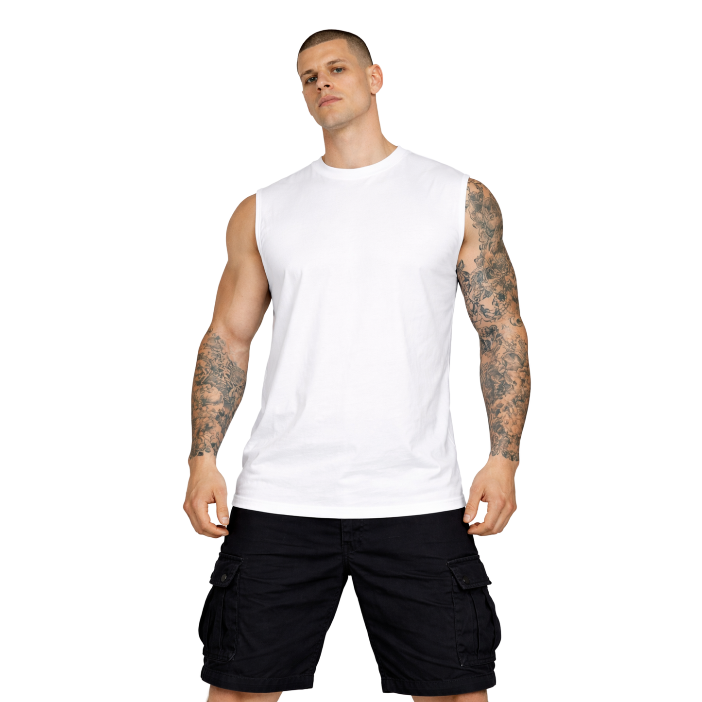 Phoenix Protocol Sleeveless Oversized Tee