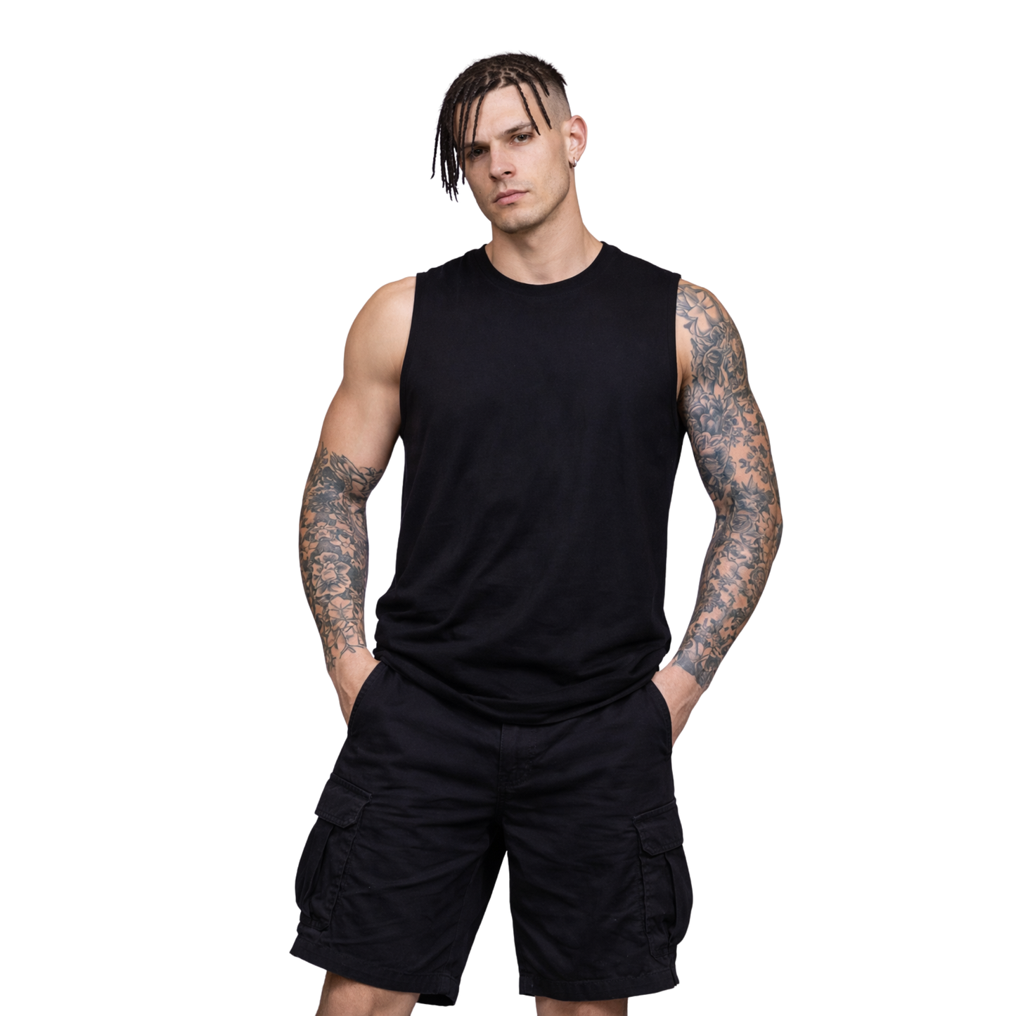 Fox Spirit Sleeveless Oversized Tee