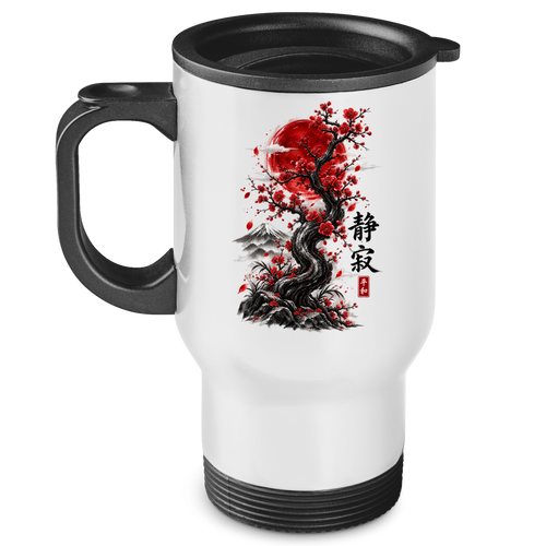 Silent Blossom (Edelstahl-Thermobecher)