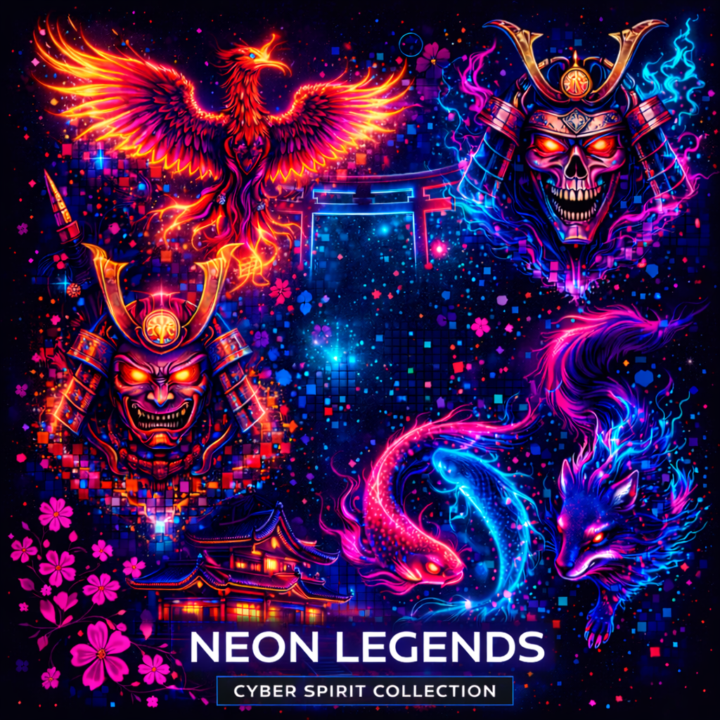 NEON SHOGUN – Cyber Spirit Collection