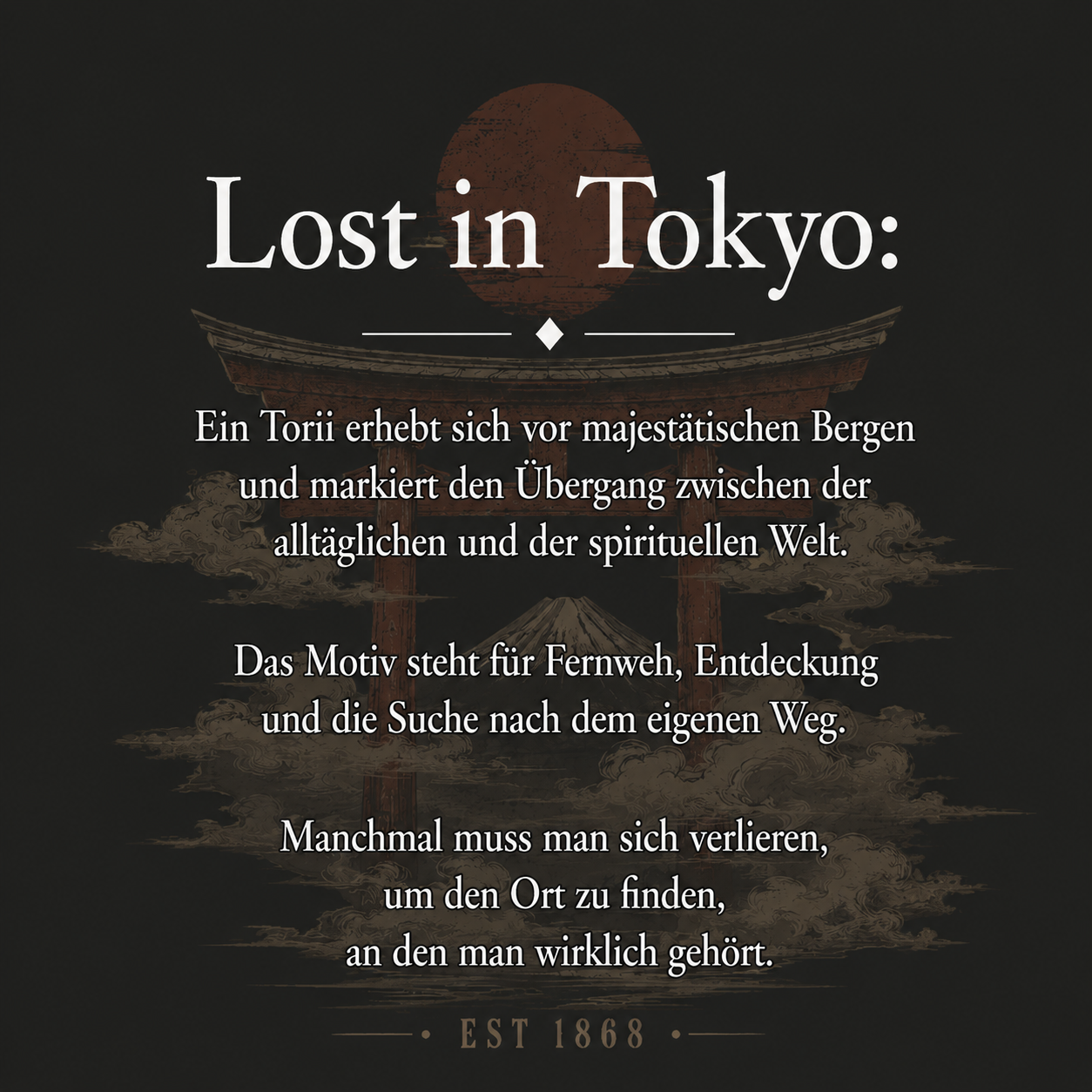 Lost in Tokyo (Schwarz)
