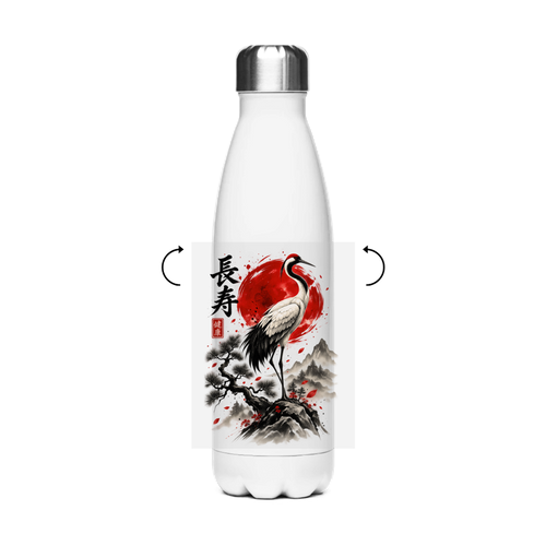 Eternal Crane (Edelstahl-Thermoflasche)