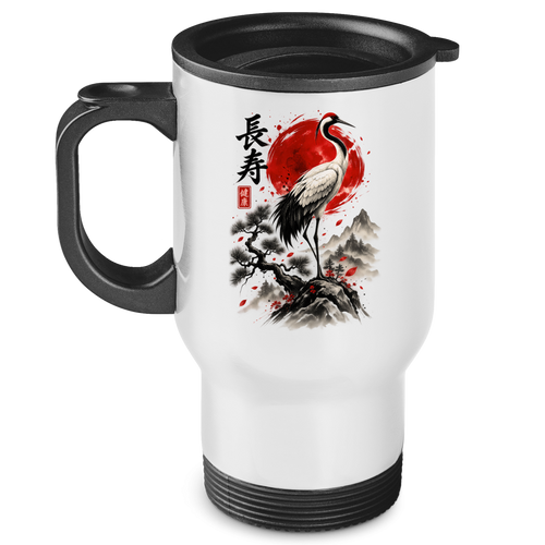 Eternal Crane (Edelstahl-Thermobecher)