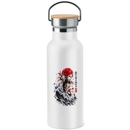 Flowing Koi (Edelstahl-Trinkflasche)