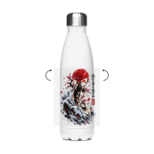 Flowing Koi (Edelstahl-Thermoflasche)