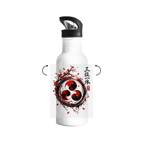 Threefold Spirit (Edelstahl-Trinkflasche)