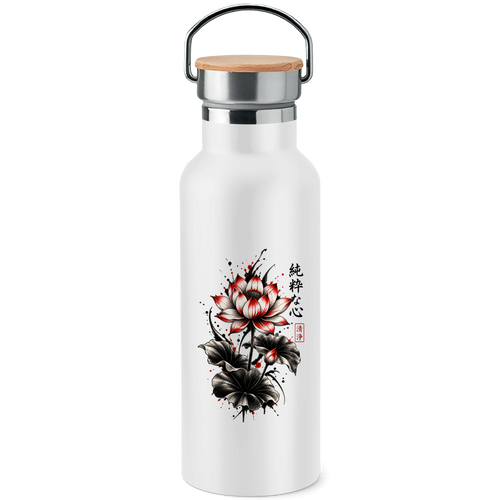 Pure Heart (Edelstahl-Trinkflasche)