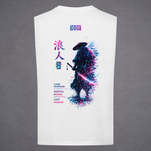 Digital Ronin Sleeveless Oversized Tee