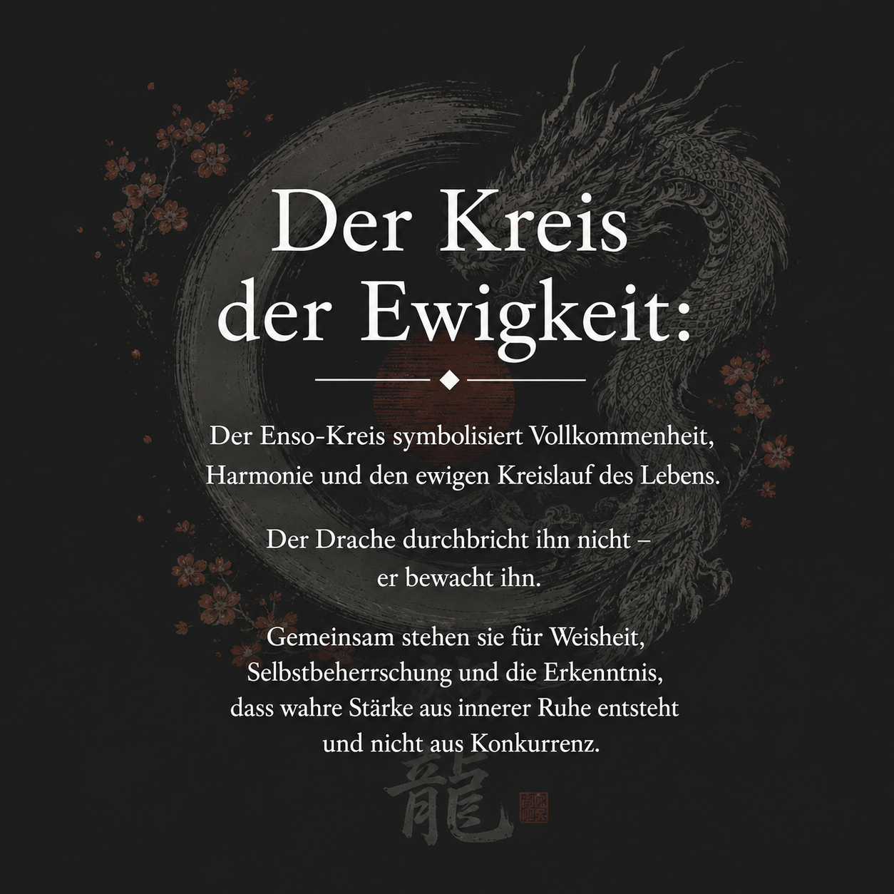 Dragon Enso (Schwarz)