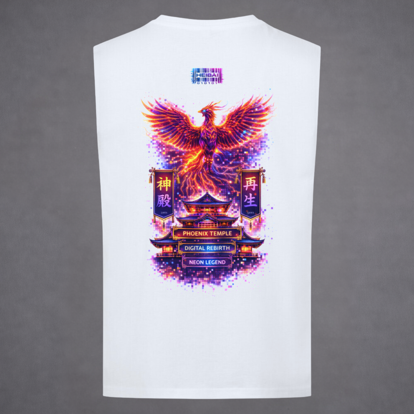 Phoenix Temple Sleeveless Oversized Tee