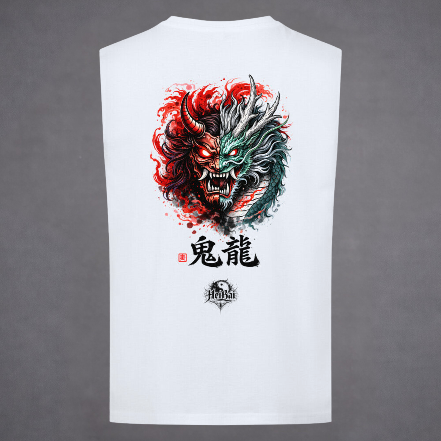 Demon Dragon  Sleeveless Oversized Tee