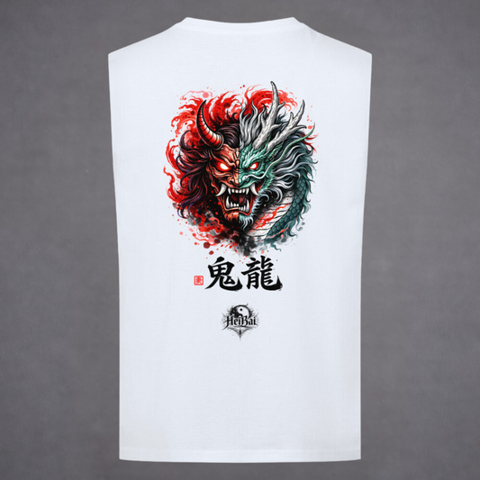 Demon Dragon  Sleeveless Oversized Tee