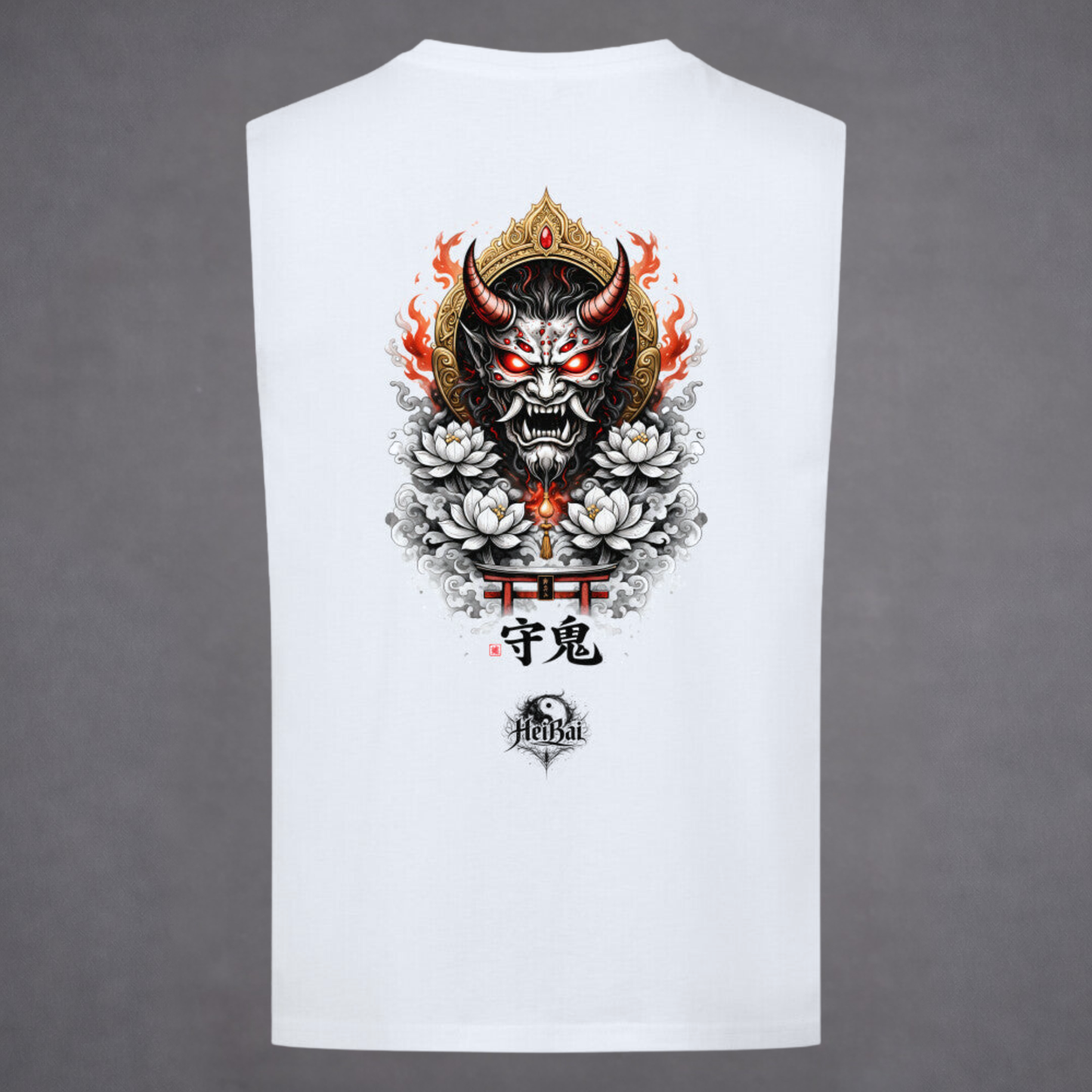 Temple Guardian Sleeveless Oversized Tee