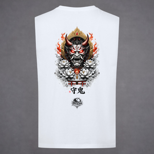 Temple Guardian Sleeveless Oversized Tee