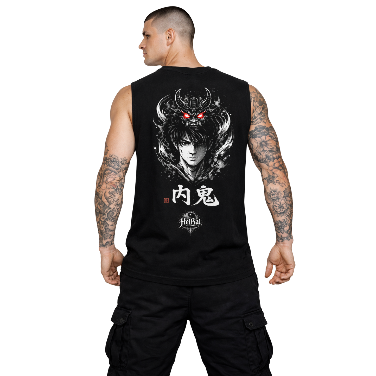 Inner Demon Sleeveless Oversized Tee