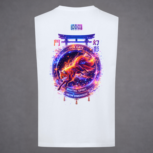 Fox Gate Sleeveless Oversized Tee