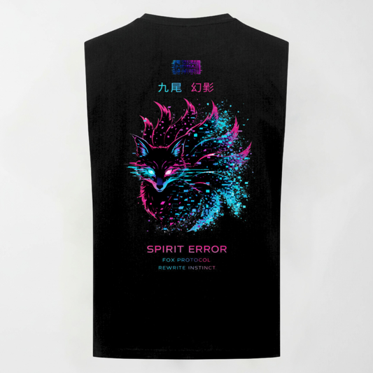 Spirit Error Sleeveless Oversized Tee