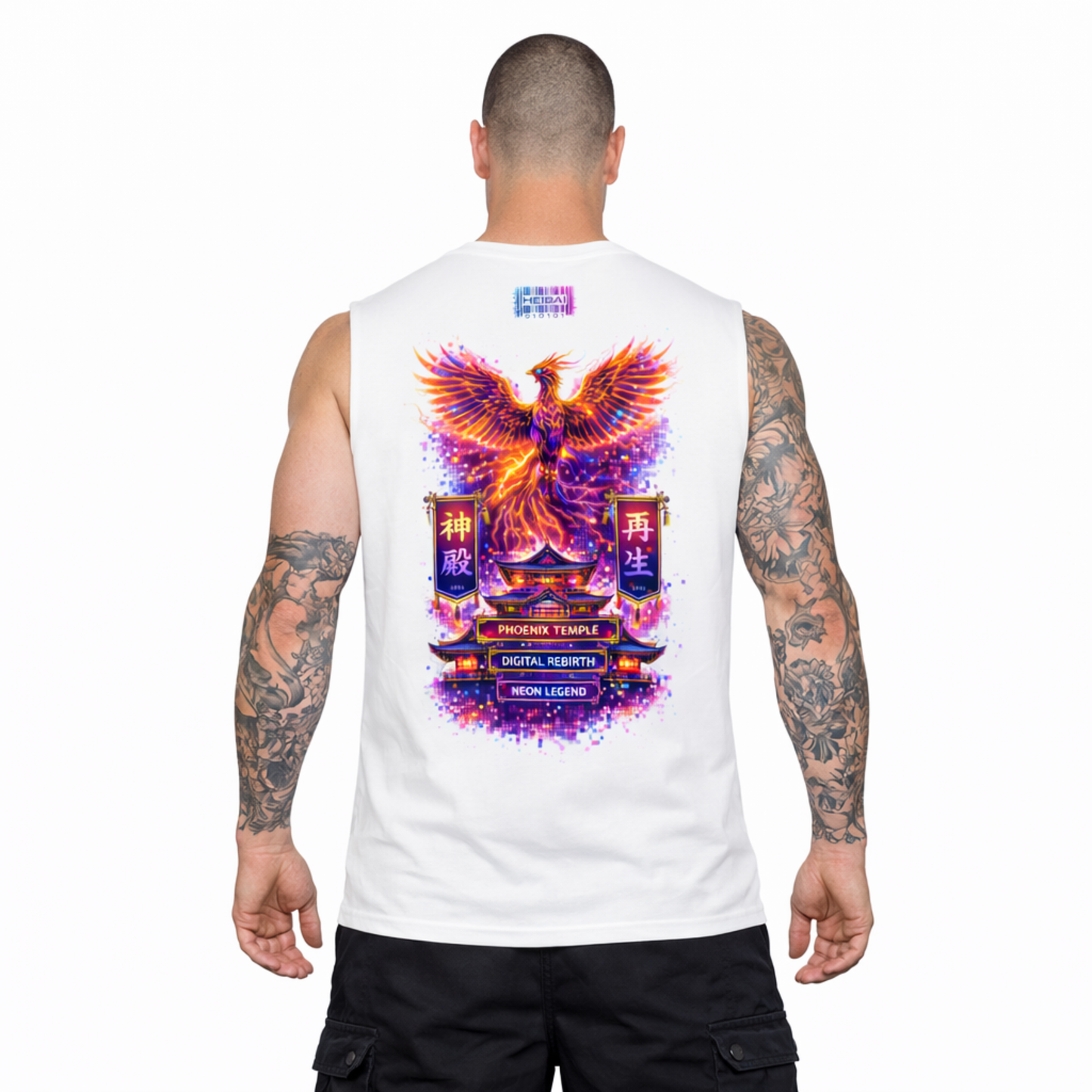 Phoenix Temple Sleeveless Oversized Tee