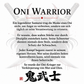 Oni Warrior