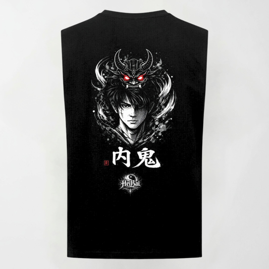Inner Demon Sleeveless Oversized Tee
